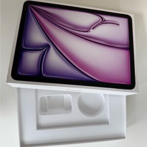 Empty Apple iPad Air Purple Tablet Box 2025